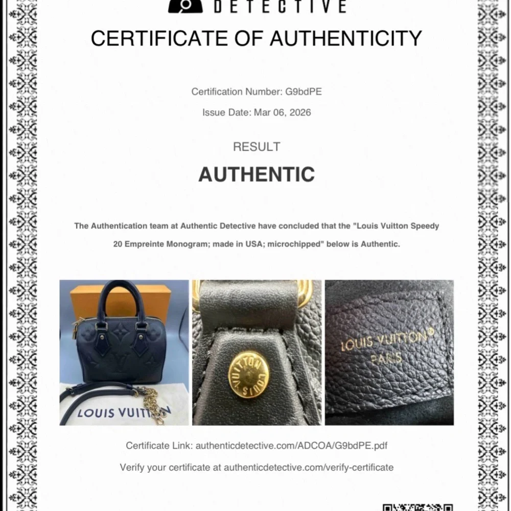 Louis Vuitton speedy 20 bandoliere empriente - Picture 11 of 11